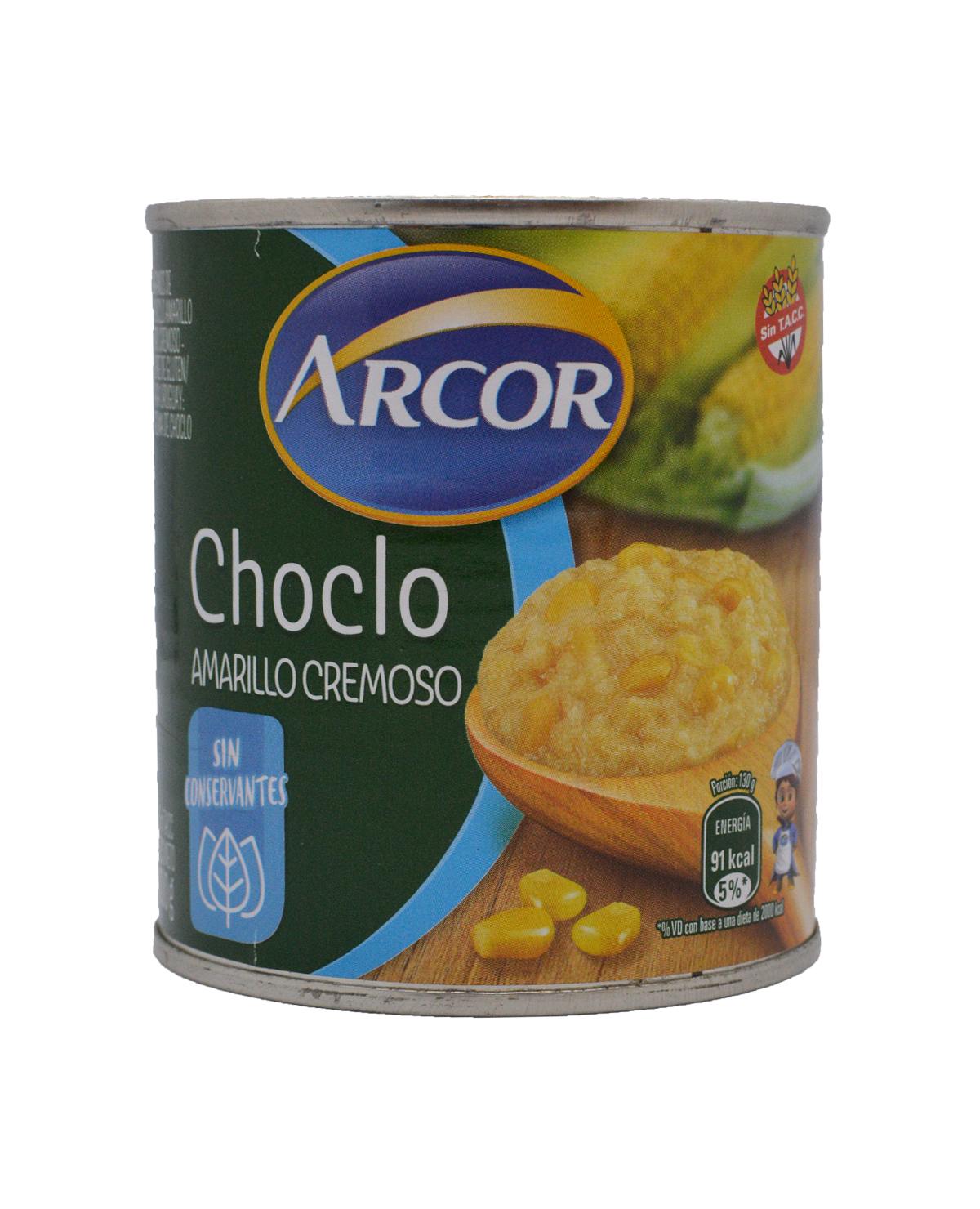 Choclo Amarillo Arcor Cremoso 300 Gr